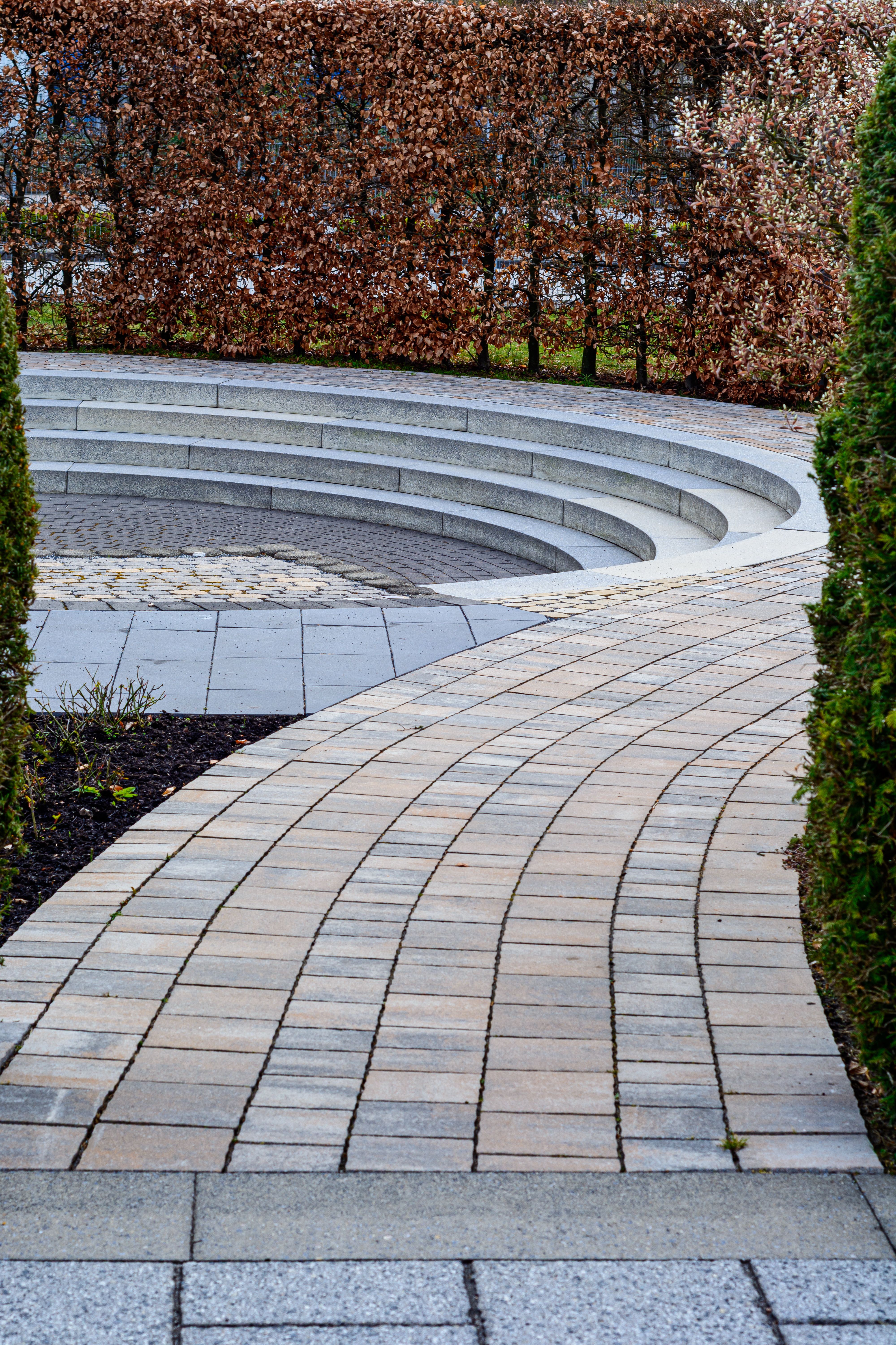 Brick paving driveways and walkways
