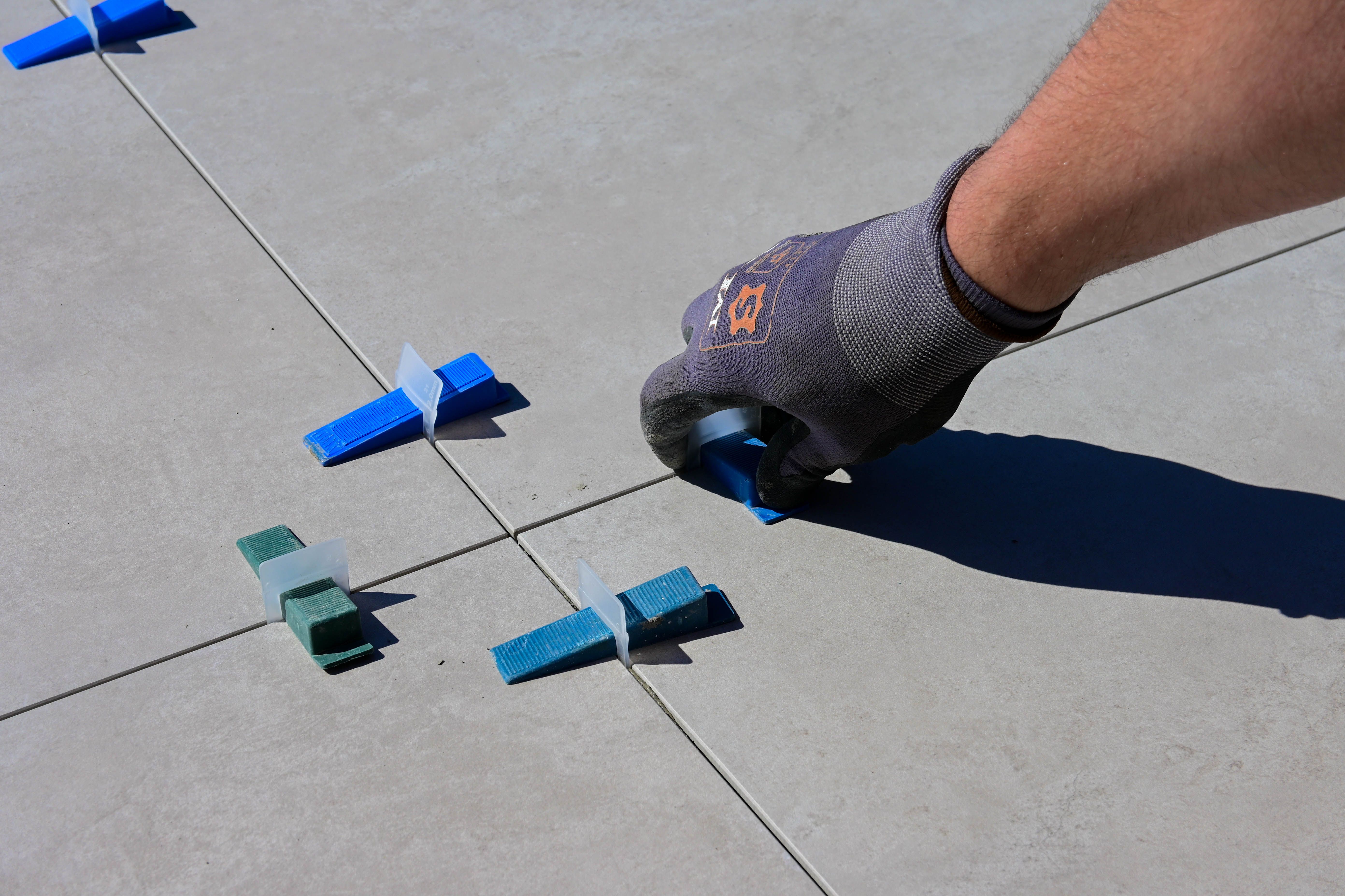 Professional tiling installation